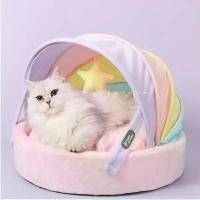 ราคา เบาะนอน ที่นอนน้องแมว ที่นอนสัตว์เลี้ยง ที่นอนน้องหมา ที่นอนสัตว์ สีสายรุ้ง จัดส่งที่รวดเร็ว (1732525409481360618)