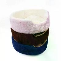 ราคา [สินค้าราคาพิเศษ] ที่นอนสัตว์เลี้ยง ไม่มีปักลาย ทรงกลม ผ้าขนนุ่มนิ่ม สีทูโทน เบาะนอนน้องหมา น้องแมว | CLAWSET.BKK (1729618767982725612)