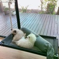 ราคา Allsking เปลแมวติดผนัง ที่นอนแมว เปลแมวนอน เปลแมวติดกระจก เตียงนอนแมว ที่นอนสัตว์เลี้ยง ที่นอนชมวิว (1731849212750694251)