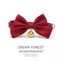 ราคา เครื่องประดับสัตว์เลี้ยง ปรับได้ ปลอดภัย ประดับด้วยผูกโบว์ ปลอกคอ เหมาะสำหรับสุนัขและแมว (1731822655957141287)