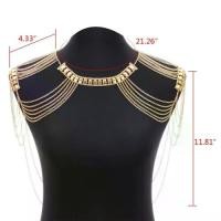 ราคา โซ่ร่างกาย สไตล์โบฮีเมียน สร้อยคอ ปลอกคอ สำหรับไหล่ (1731445063197689021)