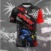 ราคา เสื้อยืด Sublimation, Yamaha NVX 155, มีจำหน่ายในแขนสั้นและแขนยาว, ปลอกคอ, สำหรับผู้ชายและผู้หญิง, Baju 155 NVX (1731242899153258248)