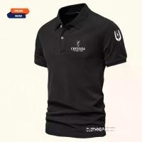 ราคา เสื้อยืดโปโลโลโก้ Cressida ปลอกคอ สีขาว พลัสไซส์ มีข้อความสีขาว ปลอกคอโปโล Unisex สำหรับผู้ชายและผู้หญิง (1731639844317005074)