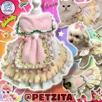 ราคา Crazyzhaopianmengxiaodian ขาย ร้อน พร้อมส่ง เดรสน้องหมาแมวสไตล์คุณหนูน่ารักหวานแหวว เสื้อผ้าสัตว์เลี้ยง สุนัข หมา แมว (1732484443495106003)