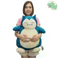 ราคา Kabigon Snorlax ตุ๊กตา คาบิก้อน Pokemon ลิขสิทธิ์แท้ ขนาด16 นิ้ว วัดจริงได้ 20 นิ้ว คาบิกอน คําแนะนําผลิตภัณฑ์ใหม่ของเดือนนี้ หมอนรองมือสำหรับทำเล็บ วัสดุ PU แบบถอดได้ ดีไซน์เอียงได้ (1732048723872285