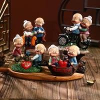 ราคา 【COD】 ตายาย ตุ๊กตา ตกแต่งบ้าน ตุ๊กตาตายายแต่งบ้าน ของขวัญวันครบรอบ ตุ๊กตาคู่รัก (1732606602843423842)