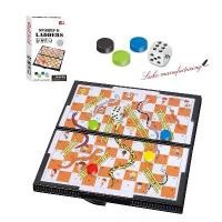 ราคา [พร้อมส่ง] เกมกระดาน เกมส์บันไดงู ลูกเต๋า พกพาสะดวก ของเล่นเสริมพัฒนาการ เกมงู ของเล่นลูกเต๋า (1732171580877800922)