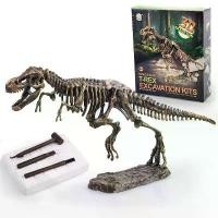 ราคา จิ๊กซอว์ 3D DIY ของเล่นขุดทางโบราณคดี โครงกระดูกฟอสซิลไดโนเสาร์ ไทแรนโนซอรัสเร็กซ์ โมเดลไดโนเสาร์ประกอบ ของขวัญสำหรับเด็ก (1729804296942815352)