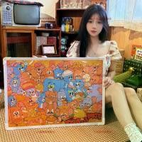 ราคา 【จิ๊กซอว์จิ๊กซอว์】จิ๊กซอว์ Tom Jerry ใหม่ 1000 ชิ้น ขนาด 50*70 ซม. ดีไซน์แมวและเมาส์ พร้อมกรอบรูป ของเล่นทำความสะอาด (1731449760562252648)