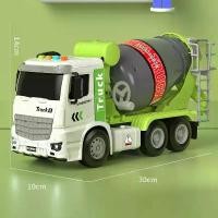 ราคา BHQ รถบรรทุกปูนซีเมนต์ รถก่อสร้าง รถบรรทุกผสม รถของเล่น ของเล่นเด็ก มีเสียงและแสง รถผสมปูนซีเมนต์ (1732112221638919841)