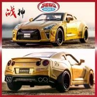 ราคา Nissan GTR R35 Diecast รถโลหะผสมรุ่น, สเกล 1:32, มีไฟ, รถของเล่น GTR Skyline, เหมาะสำหรับเด็กผู้ชาย, ของเล่นรถ, รายการของขวัญ (1731818925121571105)