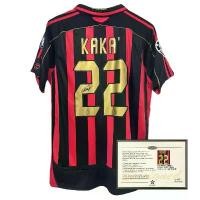 ราคา เสื้อเหย้าสไตล์ย้อนยุค AC Milan ฤดูกาล 2006-2007 หมายเลข เสื้อฟุตบอลพิมพ์ลาย Kaka Signature เสื้อแขนสั้น มีจำหน่ายใน 22 ไซส์ เสื้อ บุรีรัมย์ ตัว ใหม่ เสื้อ บอล มือสอง เสื้อ (1732309907592742318)