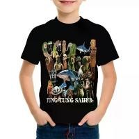 ราคา เสื้อยืดแขนสั้นลำลองและกีฬาเด็กผู้ชาย ลายการ์ตูน Classic of Mountains and Seas Character Series 3D พิมพ์ลายดิจิตอล เหมาะสำหรับสวมใส่ทุกวันและกีฬากลางแจ้งต่างๆ เช่น ฟุตบอล ใหม่ในปี 2025 (17323575540332