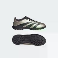 ราคา adidas ฟุตบอล รองเท้าฟุตบอล Predator League Turf สำหรับเด็ก เด็ก สีเทา IF6414 (1732104727943154451)