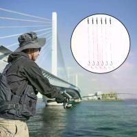 ราคา เบ็ดตกปลา ชุด 6 ชิ้น แข็งแรง ทนทาน มีหนาม เหมาะสำหรับการตกปลาน้ำเค็มและน้ำจืด รอกตกปลา (1732408979559646934)