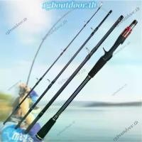ราคา 1.8M เบ็ดตกปลา 4 ส่วน Spinning Casting Lure Fishing Rod Ultralight Bass Fishing Rod เรือตกปลา Rod Fishing Tackle (1732242138194478405)