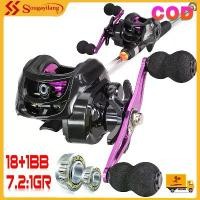 ราคา Sougayilang รีลตกปลากับอีวาจับรีลหล่อเหยื่อ 18+1 ลูกปืนรีลเร็วขึ้นและราบรื่นสำหรับเสียงเบส เหยื่อตกปลา เม็ด โฟม ตกปลา คัน กระชาก 12 ฟุต (1732327080889845522)