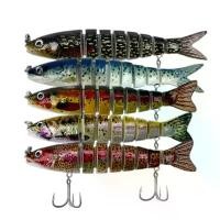 ราคา เหยื่อตกปลา Minnow, การออกแบบ 3 มิติ, เหยื่อว่ายน้ำเกลือ Wobbler, เหยื่อตกปลาหลายส่วน, เหยื่อตกปลาน้ำเค็ม, เหยื่อตกปลา Wobbler (1730096846290717112)