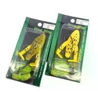 ราคา พร้อมส่ง-COD เหยื่อตกปลา เหยื่ีอกบยาง เหยื่อกบตีนเตะ Frog king ขนาด10g 6cm กบยาง (1730155827192826705)