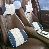 ราคา พนักพิงศีรษะในรถยนต์หนัง PU และรองรับเอว เบาะรองนั่ง หมอนรองคอและเอวทุกฤดูกาล ชุด 2 ชิ้น ปกป้องคอและเอว เหมาะสำหรับการขับขี่ที่สะดวกสบายและมีสไตล์ มีให้เลือกหลายสี (1732288067304654288)