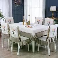 ราคา ชุดผ้าคลุมโต๊ะและเก้าอี้ มาใหม่ รวมเบาะเก้าอี้ เบาะรองนั่ง ผ้าคลุมเก้าอี้พนักพิง ผ้าคลุมโต๊ะอุจจาระสไตล์จีน ผ้าคลุมโต๊ะ ผ้าคลุมโต๊ะกาแฟ (1732043365454546315)