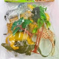 ราคา สัตว์ป่าโมเดลสัตว์ป่าของเล่นโมเดลสัตว์️สัตว์ป่า6ตัว+ต้นไม้ ภูเขา จำลอง️ (1731945062504694864)