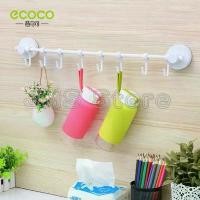 ราคา ECOCO ราวตะขอแขวน ราวแขวนผ้า ไม่ต้องเจาะผนัง แบบสูญญากาศ E1504 ชั้น วาง กระถาง ต้นไม้ ขั้น บันได (1732620179848660456)