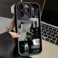 ราคา เคสโทรศัพท์สำหรับ iPhone 5 6 6S Plus 7 8 Plus SE 2020 SE 2022 เคสศิลปะ พระอาทิตย์ตก ชายหาด ต้นไม้ เงา ป้าย เคสคอลลาจ (1729823594765256796)