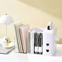 ราคา กล่องเก็บของตั้งโต๊ะ, สำหรับหนังสือและไฟล์, อุปกรณ์ช่วยสอน, ลิ้นชักนักเรียน, เหมาะสำหรับของในสำนักงาน, ที่จัดระเบียบโต๊ะ, เครื่องมือวิเศษ ล็ก ชั้น วาง ของ ดึง ออก มา ได้ กระถาง ต้นไม้ ขั้น บันได (1732