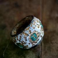 ราคา ถ้วยหลักชุบทอง, งานฝีมือ, รูหนอนมือ, เปิดหั่น, สามารถปลูก, ชุดน้ำชากังฟู, ถ้วยชิม, ถ้วยชาสีเขียวเทอร์ควอยซ์, ถ้วยเดียว (1732227155375916450)