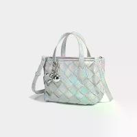 ราคา กระเป๋าสานเคลือบเงา งานฝีมือ กระเป๋าสะพายข้าง กระเป๋าสะพายข้าง (1730771691930487793)