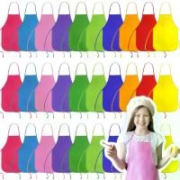 ราคา ผ้ากันเปื้อนเด็ก งานฝีมือ 30 ชิ้น ทนทาน ทำจากโพลีเอสเตอร์ไม่ทอ เหมาะสำหรับเด็กหญิงและเด็กชาย เหมาะสำหรับห้องเรียน ห้องครัว งานฝีมือ และกิจกรรมศิลปะ สามารถใช้เป็นผ้าปิดปากในงานปาร์ตี้ (1732567392343983