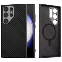 ราคา เคสแม่เหล็ก, Samsung Galaxy S24 ultra / Galaxy S23 ultra, เคสใยอะรามิดแท้, ทำจากคาร์บอนไฟเบอร์ 600D, เคสป้องกันการหล่น, เข้ากันได้กับการชาร์จแบบไร้สาย, S24 ultra, 6.8", รุ่น 2023: (1730334796827102098