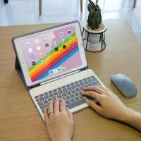 ราคา เคสคีย์บอร์ดบลูทูธ เหมาะสำหรับแท็บเล็ต iPad รุ่นที่ 10 Pro 11 และ Air 4 5 ทำจากหนัง มินิ 6 ขนาด 10.2 อุปกรณ์เสริมเมาส์ เข้ากันได้กับคีย์บอร์ด iPad พร้อมเคส เหมาะสำหรับแท็บเล็ต huawei พร้อม แป้นพิมพ์ ภ
