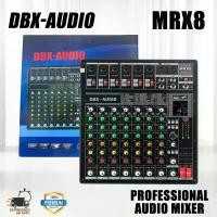 ราคา DBX-AUDIO MRX8เล่นบลูทูธไร้สายบนเครื่องผสมคุณภาพการส่งผ่านเสียงมีเสถียรภาพและสะดวกสบายร่องลากลดไมโครโฟนอินเตอร์เฟซเสียงมัลติฟังก์ชั่สามารถเข้าถึงความหลากหลายของไมโครโฟนและเครื่องดนตรีที่สะดวกสำหรับการ