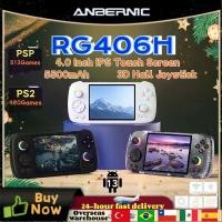ราคา คอนโซลเกมย้อนยุค, ANBERNIC RG406H RG 406H, หน้าจอสัมผัส IPS 4 นิ้ว, เกม Android 13, เครื่องเล่นเกมวิดีโอ, แบตเตอรี่ 5000mAh, WIFI 5G, เข้ากันได้กับ PSP และ PS2, ไอเดียของขวัญที่ดี (1731423297763510492
