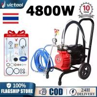 ราคา 【Victool】4800W เครื่องพ่นสีหลังคา เครื่องพ่นสีไฟฟ้า พ่นสีพ่นสีแรงดันสูง เครื่องพ่นสีแรงดันสูง แท้100% ฉีดพ่น 20200M² ในหนึ่งวัน ความยาวท่อแรงดันสูง: 15 เมตร ปริมาณน้ำต่อนาที 20 ลิตร/นาที แรงดันสูงสุดถ