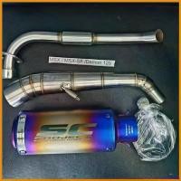 ราคา sneckdshop ใช้งานได้ คอท่อสแตนเลส Honda MSX MSX-SF Demon125 พร้อม ปลายท่อ SC กระป๋องสีไทเท เสียงแน่น งานสวยแข็งแรง รถ มอเตอร์ไซค์ กระจก r 6 Motorcycle (1730702293848393954)