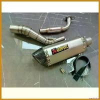 ราคา sneckdshop แบบพกพา ชุดท่อ YAMAHA AEROX155ปี2016-2020 วัสดุแสตนเลสกรด 304 +ปลายท่อ AK14 นิ้วเงินปากเคฟล่ามีจุกลดเสียง กระจก เวฟ 110 iled มอเตอร์ไซค์ Motorcycle รถ (1730522247844956386)