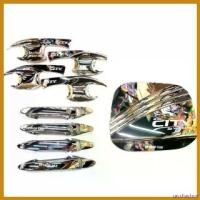 ราคา sacchashop แบบพกพา เบ้ารองมือเปิด+ครอบมือจับ+ฝาถัง city ซิตี้ ปี2014-2019 สีโครเมี่ยม(มือจับมีปุ่มกด) แผ่น ปิด กระบะ ท้าย ที่ กัน รองเท้า รถ บรรทุก Car รถจักร (1730377608879900723)