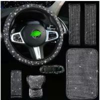 ราคา หุ้มพวงมาลัย หรูหรา สีสันสดใส คริสตัลมุก กำมะหยี่ เหมาะสำหรับรถยนต์ทุกรุ่น ขายดี อะไหล่รถยนต์ (1731235545486624466)