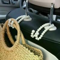 ราคา ตะขอแขวนเบาะหลังรถยนต์ อเนกประสงค์ ประดับไข่มุก แบบสร้างสรรค์ ตะขอรถ ตะขอห้อยของในรถ อะไหล่รถยนต์ ตะขอแขวนของ (1730884193596966985)