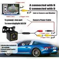 ราคา กล้องสำรองรถยนต์ กันน้ำ ความละเอียดสูงพิเศษ กล้องมองหลัง 12 LED การมองเห็นได้ในเวลากลางคืน มุมมองกว้าง 170° กล้องกรอบป้ายทะเบียน ยาว เหมาะสำหรับรถยนต์อเนกประสงค์ SUV รถบรรทุก RV (1731569100260476128)