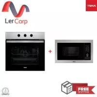 ราคา [0% 10 เดือน](Teka)เตาอบมัลติฟังก์ชั่น 60 ซม. HBB 615 GD + ไมโครเวฟ+ย่าง แบบติดตั้งในตู้ MWE 255 FI (1731454580899940572)