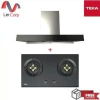 ราคา (TEKA) เครื่องดูดควันแบบกระโจมติดผนัง DHW 90 T0 + เตาแก๊ส 2 หัวเตา GTS 78 2G (1729829299963005148)