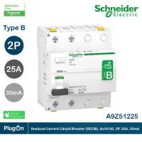 ราคา Schneider Residual current circuit breake (RCCB), Acti9 iID, 2P, 25A, B-EV type, 30mA, double terminal | A9Z51225 (1730438512380381665)