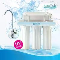 ราคา เครื่องกรองน้ำ 6 ขั้นตอน Aquatech water filter รุ่น AT 368 UV Auto (1730065461357808575)