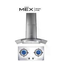 ราคา MEX Set รุ่น MX712M + KV7269X90 เตาแก๊สและเครื่องดูดควันกระโจม (1730642366993304012)