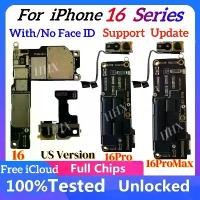 ราคา เมนบอร์ดสะอาด iCloud, สำหรับ iPhone 16, 16 Pro, 16 Pro Max, 128G, 256GB, พร้อมปลดล็อค Face ID, บอร์ดตรรกะหลัก, แผ่นทดสอบเต็มรูปแบบ (1731260182844508020)