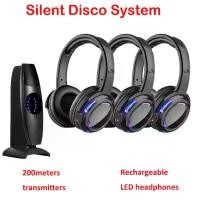 ราคา หูฟังดิสโก้, เสียง HD, เงียบ, ระบบแข่งขัน, ไฟกระพริบ LED, หูฟังแบบชาร์จไฟได้, พร้อมเครื่องส่งสัญญาณระยะทาง 200 ม., เข้ากันได้กับเครื่องเล่น MP3 ไร้สาย (1731681738726083308)